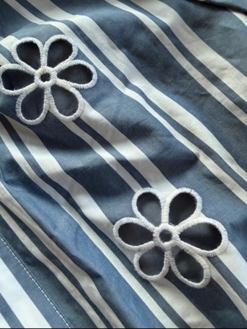 New Amthropologie The Somerset Cotton Embroidered Eyelet Maxi Dress Size XL - Picture 8 of 8